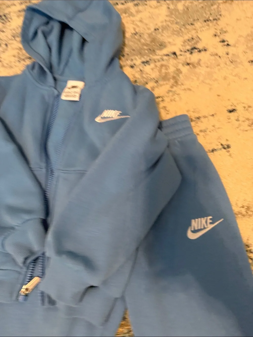 Nike Kids Sky Blue Hoodie & Joggers Set